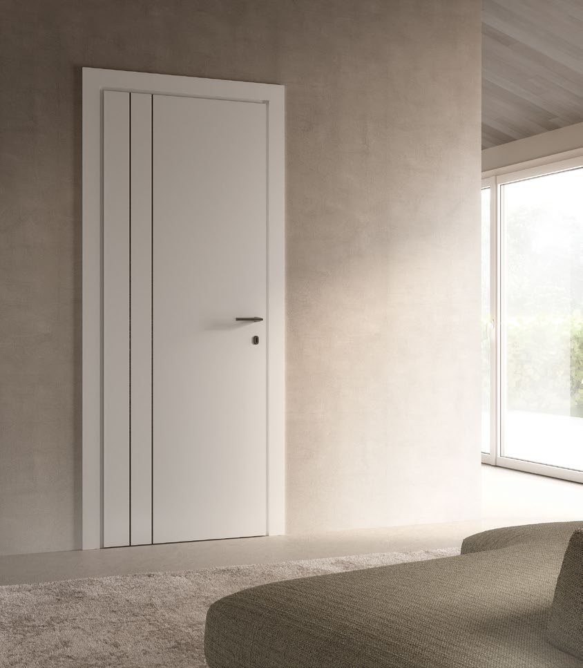 Porte intérieure dans un intérieur architectural