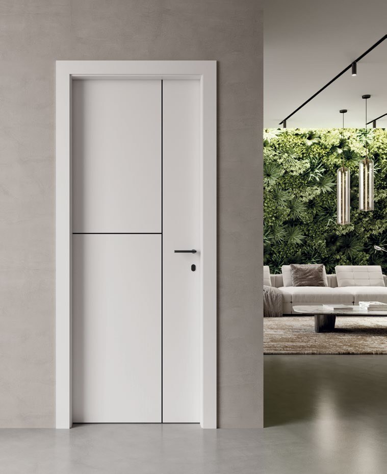 Porte intérieure dans un intérieur architectural