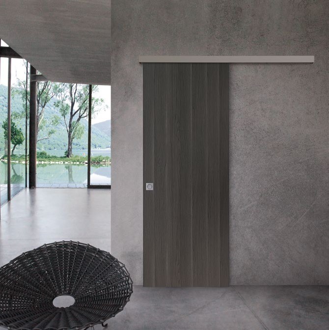 Porte intérieure dans un intérieur architectural