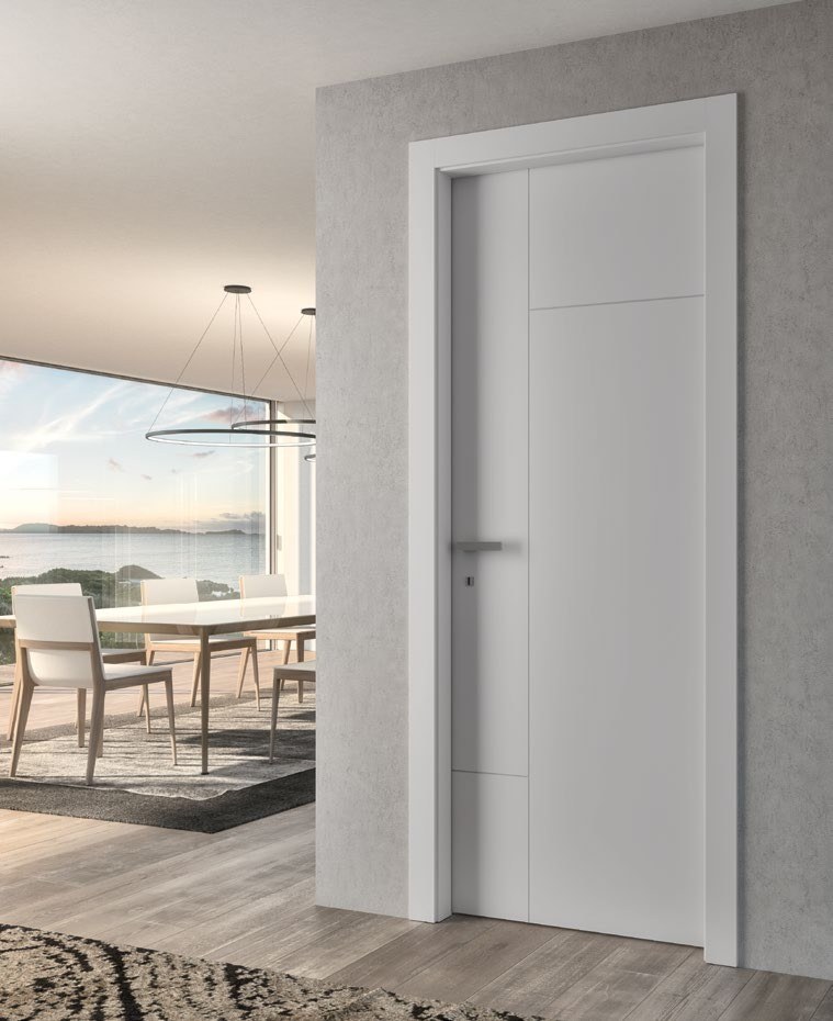 Porte intérieure dans un intérieur architectural