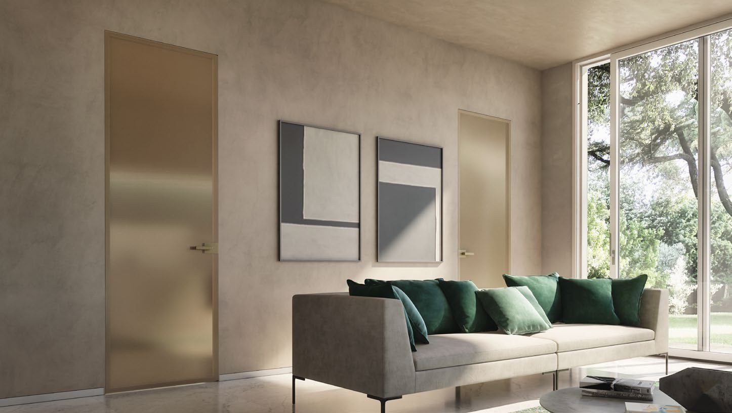 Porte intérieure dans un intérieur architectural