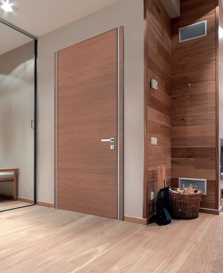 Porte intérieure dans un intérieur architectural