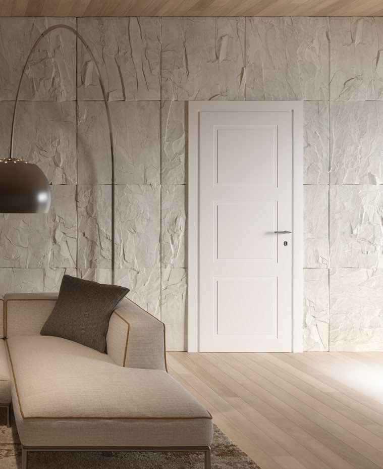 Porte intérieure dans un intérieur architectural