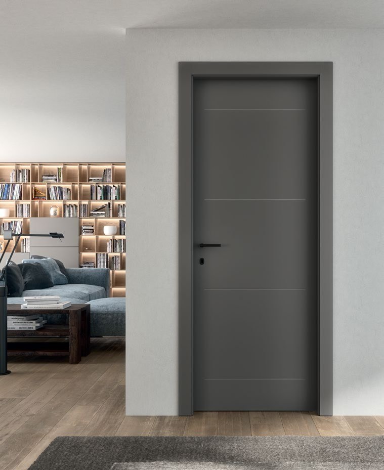 Porte intérieure dans un intérieur architectural