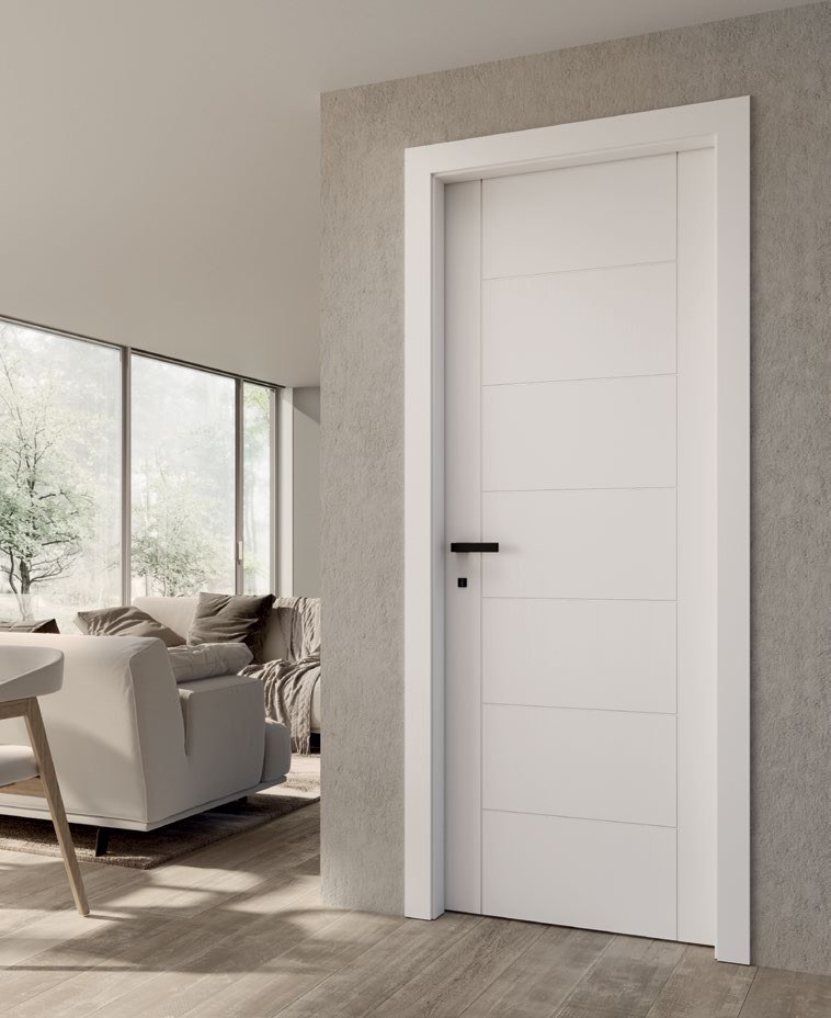 Porte intérieure dans un intérieur architectural