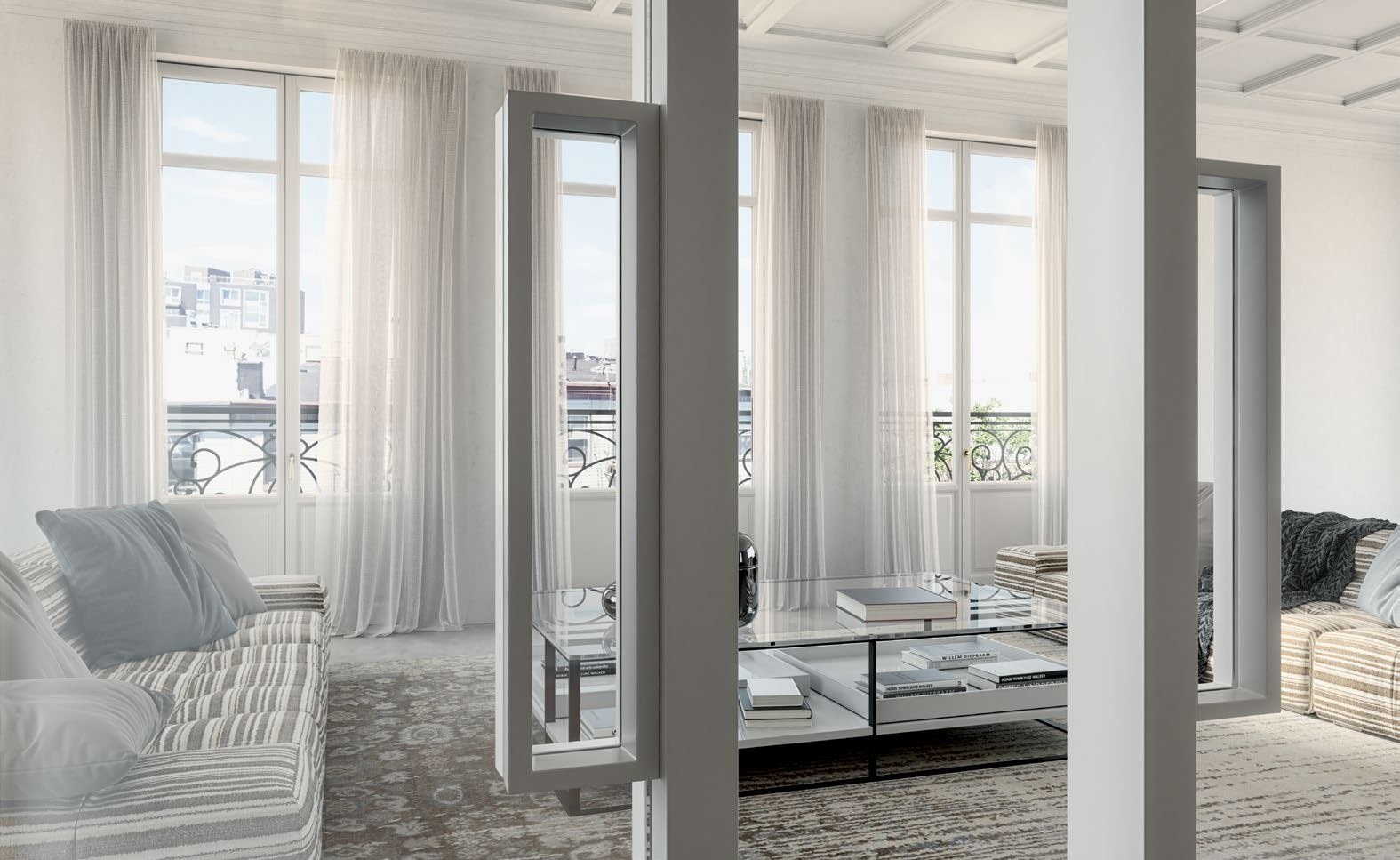 Porte intérieure dans un intérieur architectural
