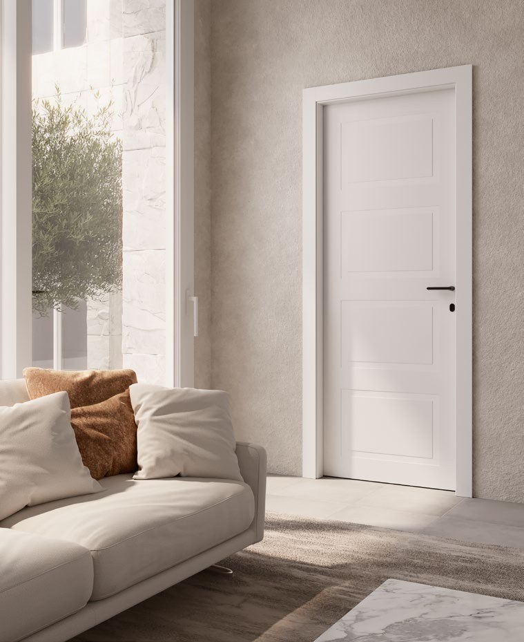 Porte intérieure dans un intérieur architectural