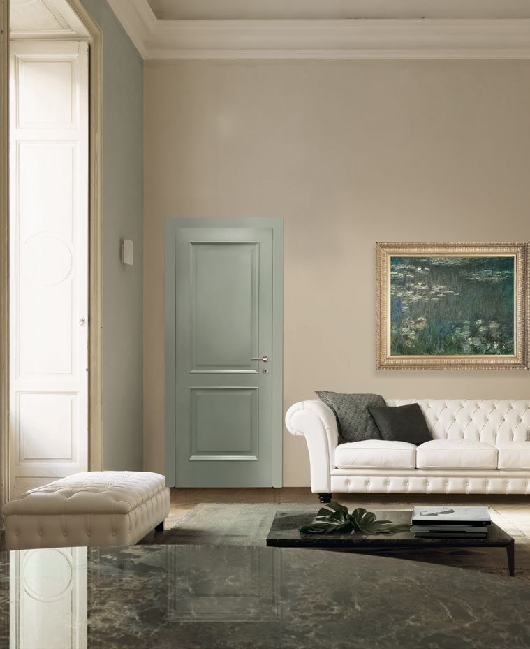 Porte intérieure dans un intérieur architectural