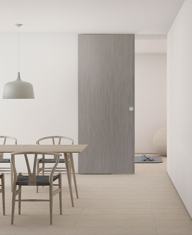 Porte intérieure dans un intérieur architectural