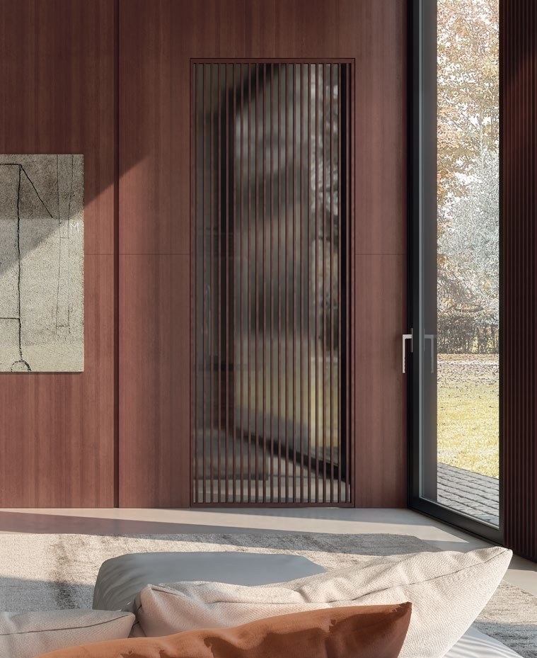 Porte intérieure dans un intérieur architectural