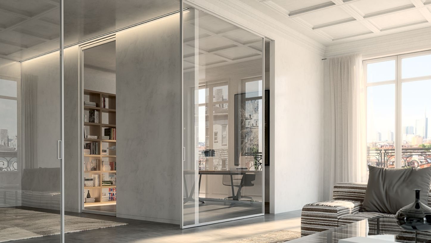 Porte intérieure dans un intérieur architectural