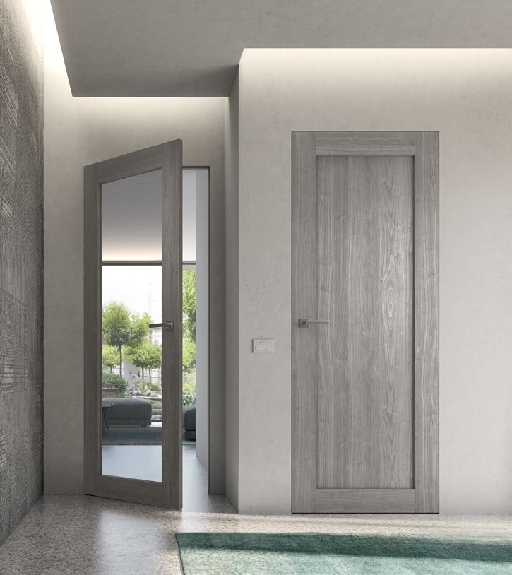 Porte intérieure dans un intérieur architectural