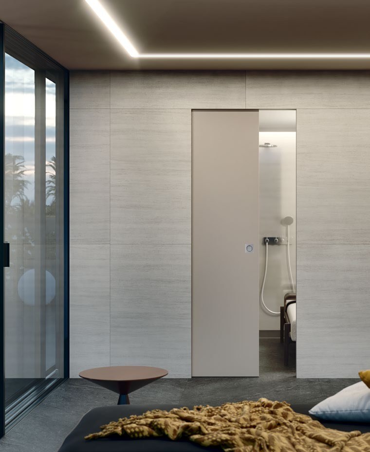 Porte intérieure dans un intérieur architectural