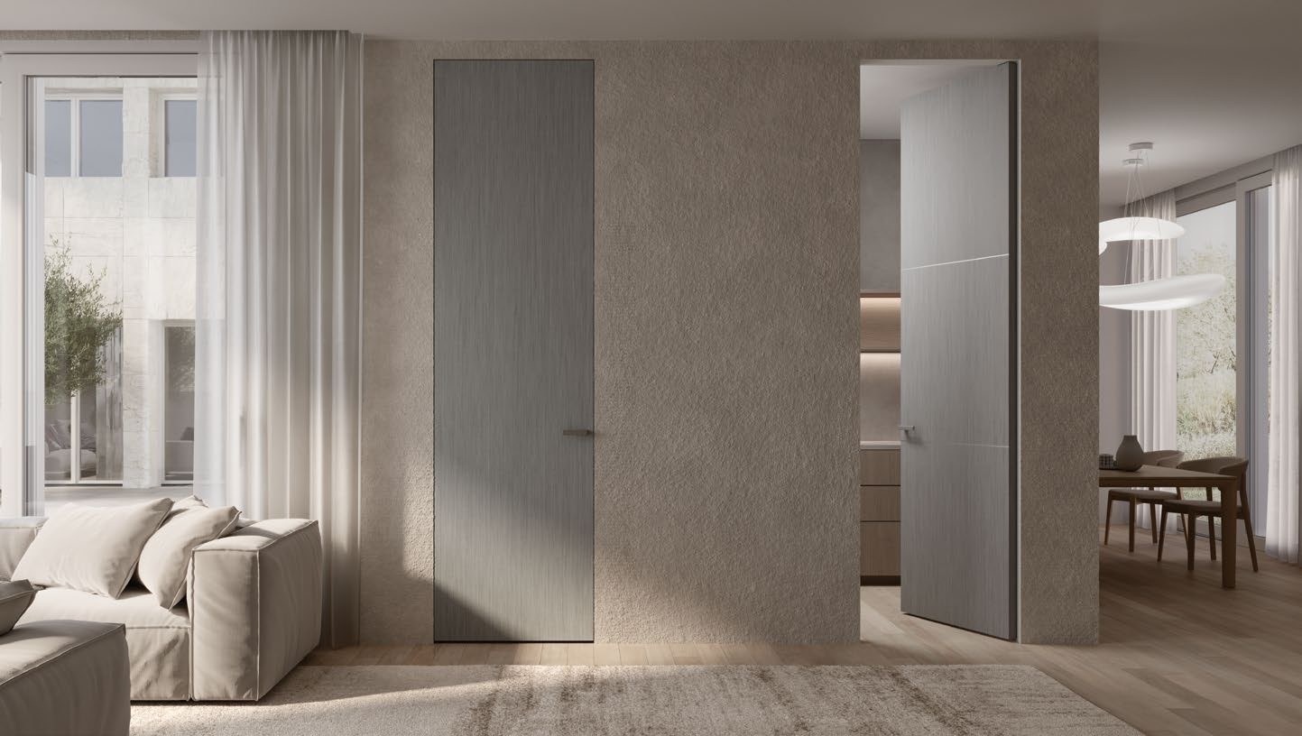 Porte intérieure dans un intérieur architectural