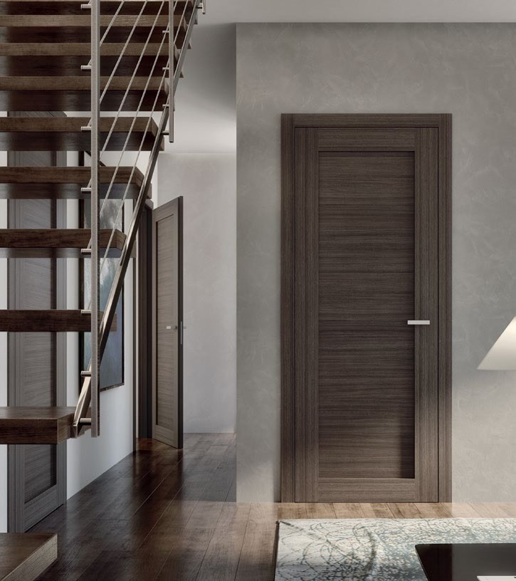 Porte intérieure dans un intérieur architectural