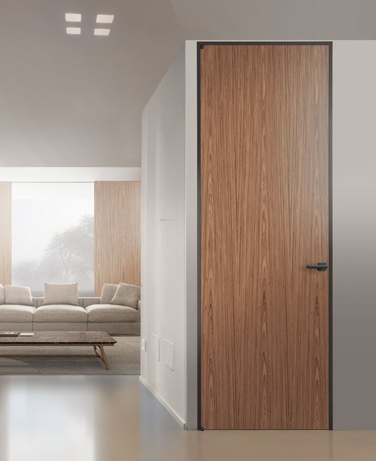 Porte intérieure dans un intérieur architectural