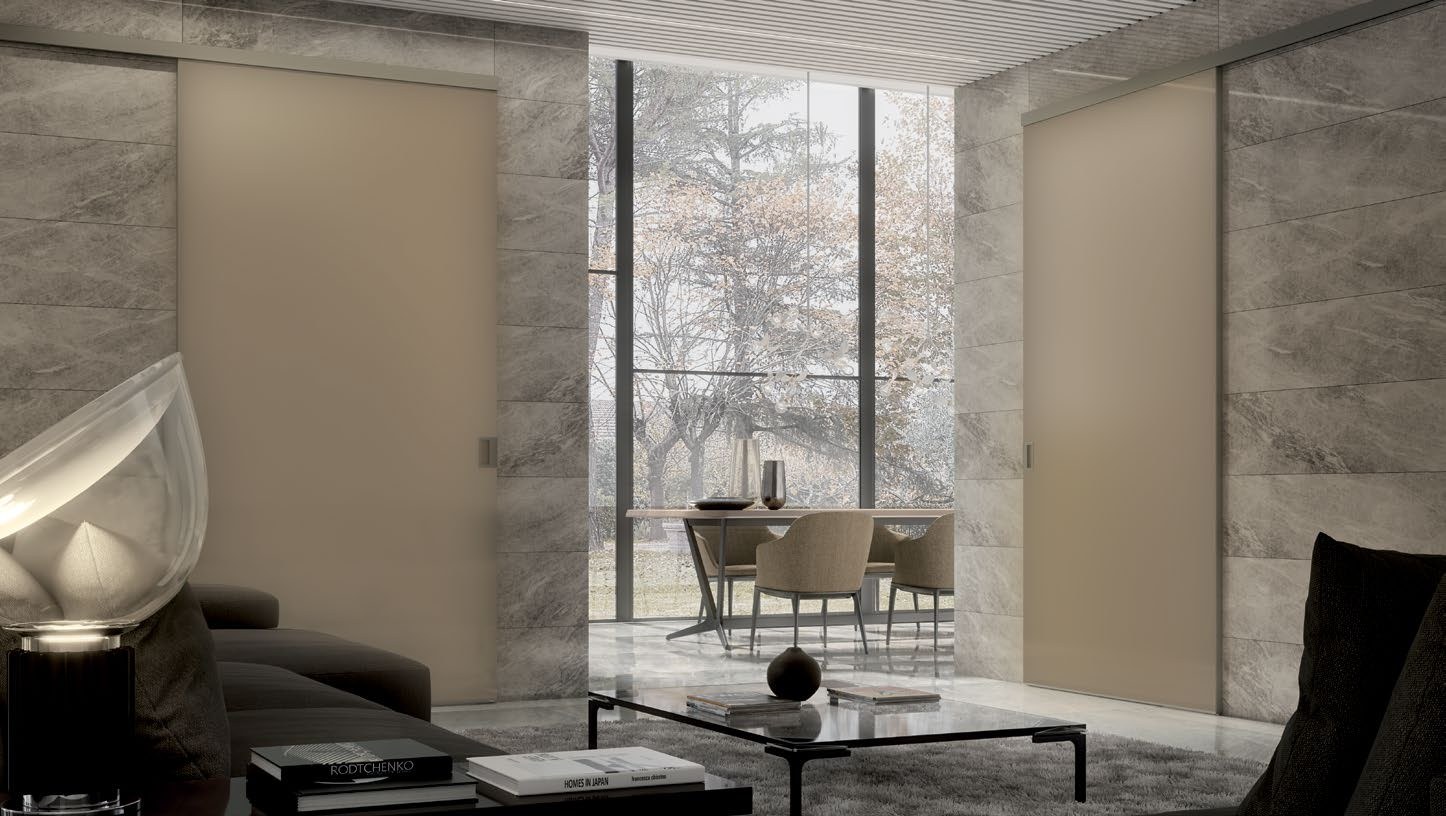 Porte intérieure dans un intérieur architectural