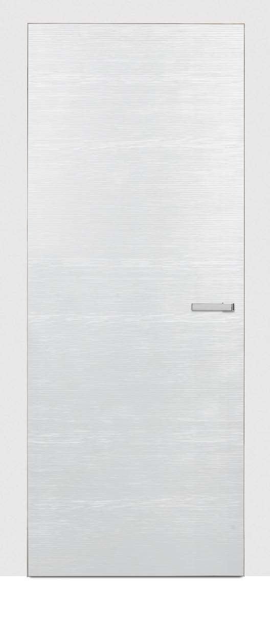 Porte intérieure blanche texturée